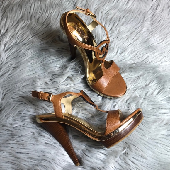 Michael Kors Logo Sandal Heel - Picture 1 of 8